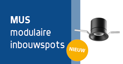 Nieuw: MUS modulaire inbouwspot